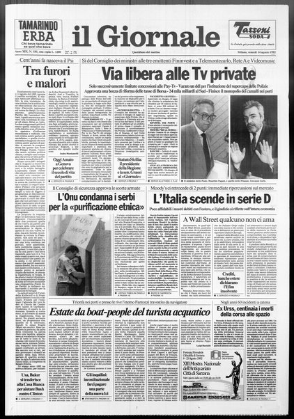 Il giornale : quotidiano del mattino